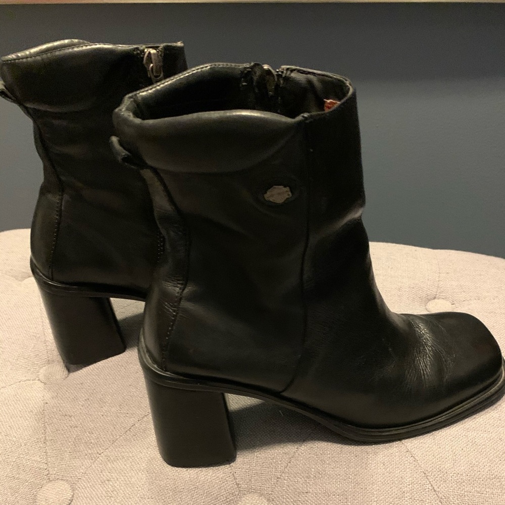 Harley Davidson leather boots size 8